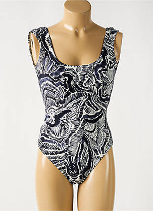 Maillot de bain 1 pièce gris PAIN DE SUCRE pour femme