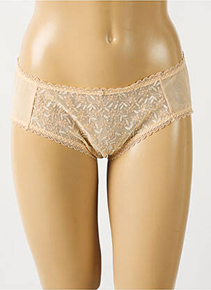 Shorty effet matière satinée beige EMPREINTE femme