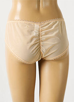 Shorty effet matière satinée beige EMPREINTE femme