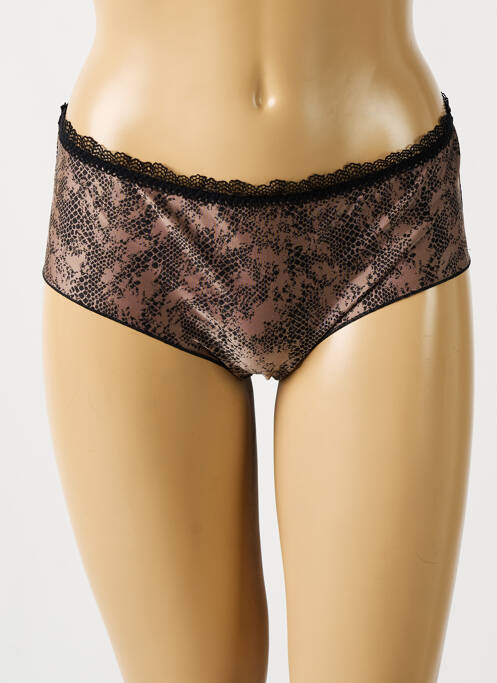 Shorty marron ANTIGEL pour femme