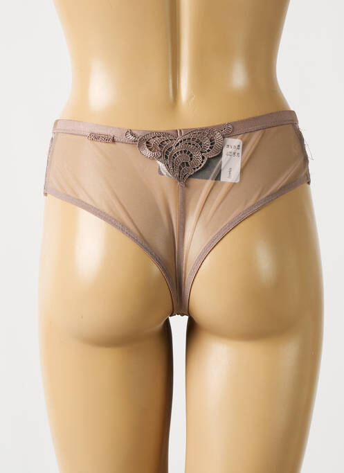 Tanga beige CONTURELLE pour femme