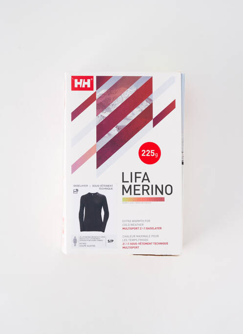 T-shirt noir HELLY HANSEN pour femme