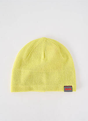 Bonnet maille tricot jaune SLAM homme