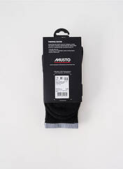 Chaussettes noir MUSTO pour homme seconde vue