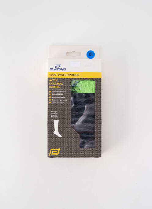 Chaussettes gris PLASTIMO pour homme