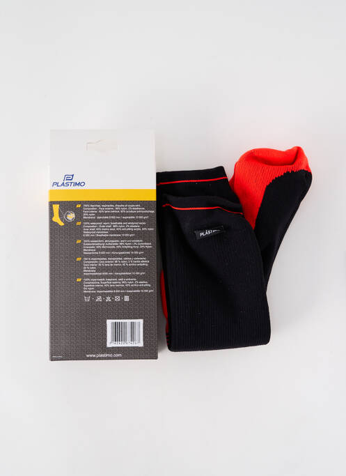 Chaussettes noir PLASTIMO pour homme