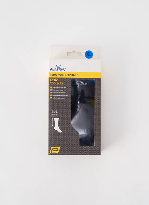 Chaussettes bleu PLASTIMO pour homme