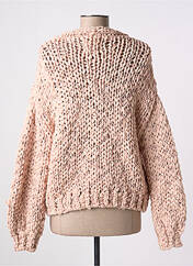 Gilet manches longues rose MEISÏE pour femme seconde vue