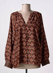 Chemisier marron LA PETITE ETOILE pour femme seconde vue