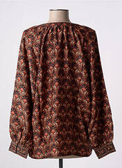 Chemisier marron LA PETITE ETOILE pour femme seconde vue