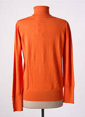 Pull col roulé orange LA PETITE ETOILE pour femme seconde vue