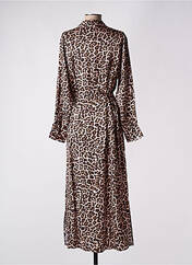 Robe longue marron LA PETITE ETOILE pour femme seconde vue