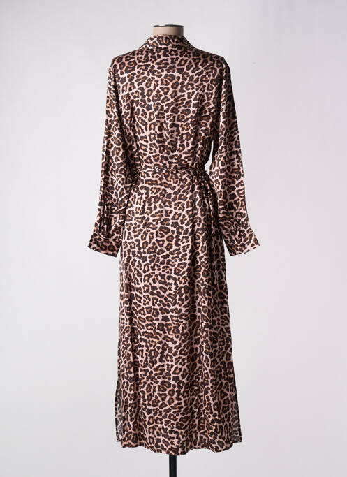 Robe longue marron LA PETITE ETOILE pour femme