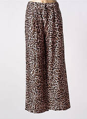 Pantalon large marron LA PETITE ETOILE pour femme seconde vue