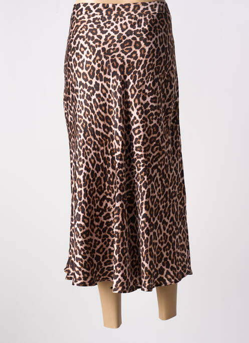 Jupe longue marron LA PETITE ETOILE pour femme