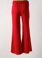 Pantalon flare rouge MULTIPLES pour femme seconde vue