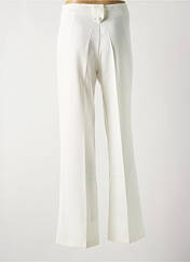 Pantalon droit blanc MULTIPLES pour femme seconde vue