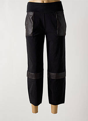 Pantalon 7/8 stretch taille normale noir MULTIPLES femme