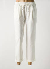Pantalon 7/8 blanc MULTIPLES pour femme seconde vue