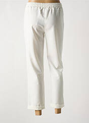 Pantalon 7/8 blanc MULTIPLES pour femme seconde vue