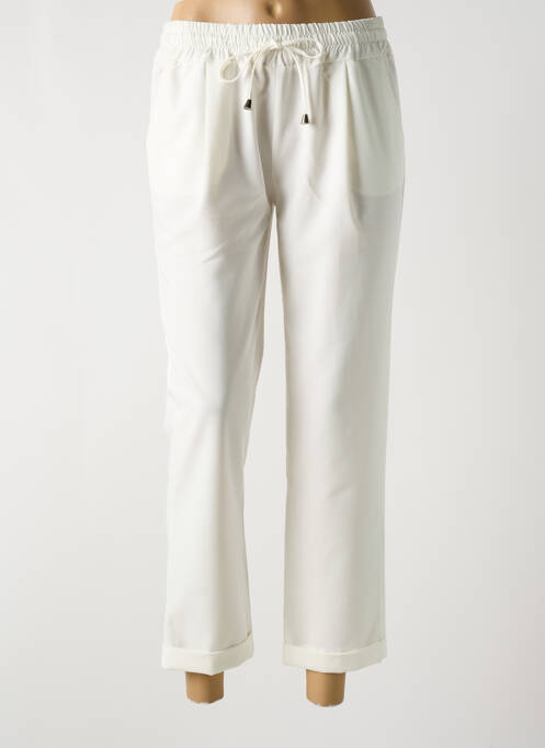 Pantalon 7/8 blanc MULTIPLES pour femme
