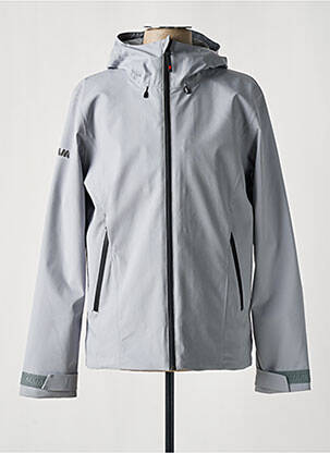 Imperméable coupe droite a capuche gris SLAM homme