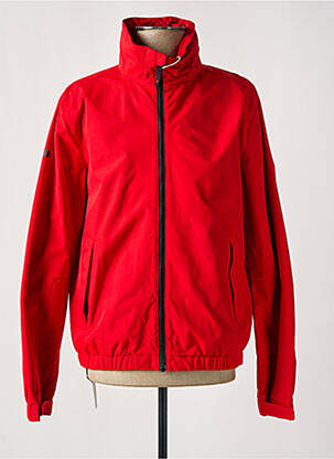Coupe-vent poches sans capuche rouge SLAM homme