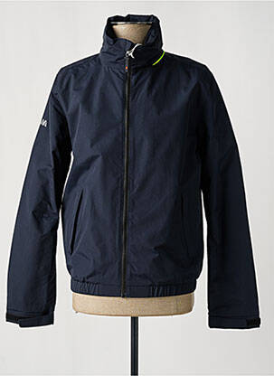 Coupe-vent poches sans capuche bleu SLAM homme