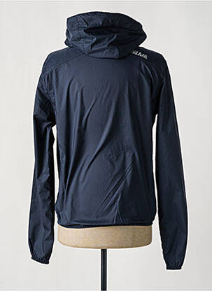 Coupe-vent poches sans capuche bleu SLAM homme