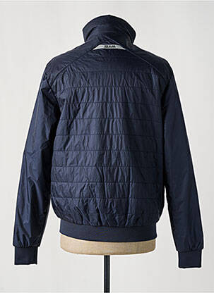 Doudoune poches sans capuche bleu SLAM homme