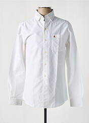 Chemise manches longues blanc MUSTO pour homme seconde vue
