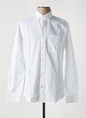 Chemise manches longues blanc MUSTO pour homme seconde vue