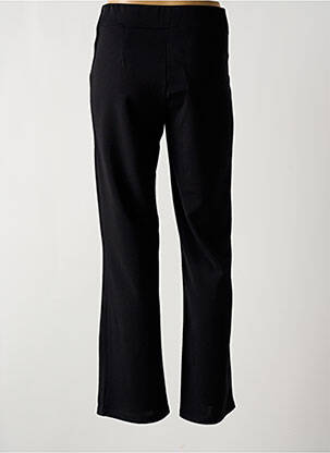 Pantalon droit taille élastique noir MULTIPLES femme