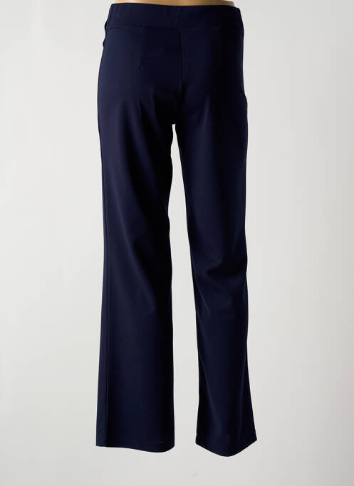 Pantalon droit bleu MULTIPLES pour femme