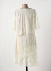 Robe mi-longue blanc MULTIPLES pour femme seconde vue