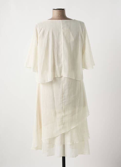 Robe mi-longue blanc MULTIPLES pour femme