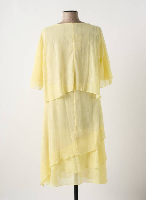 Robe mi-longue jaune MULTIPLES pour femme