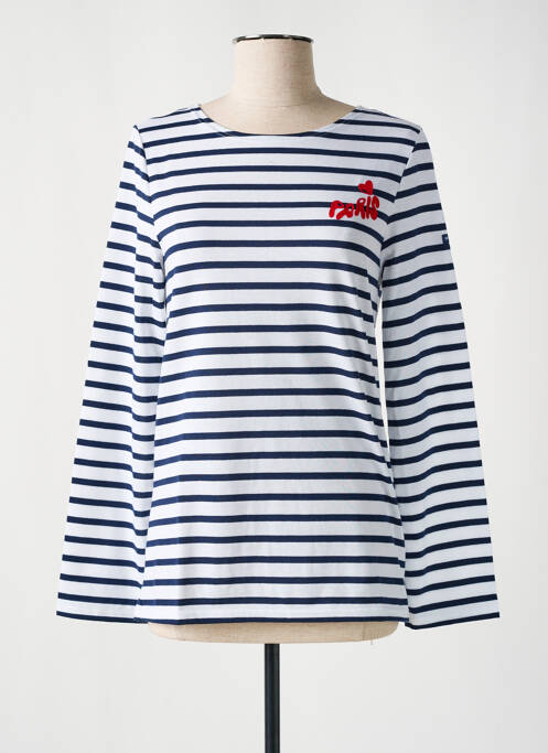 Top bleu SAINT JAMES pour femme