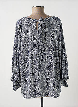 Top imprimé fantaisie manches longues bleu MULTIPLES femme