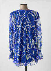 Tunique manches longues bleu MULTIPLES pour femme seconde vue