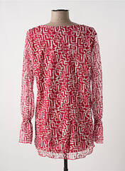 Tunique manches longues rouge MULTIPLES pour femme seconde vue