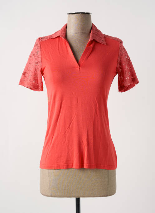 Polo orange MULTIPLES pour femme