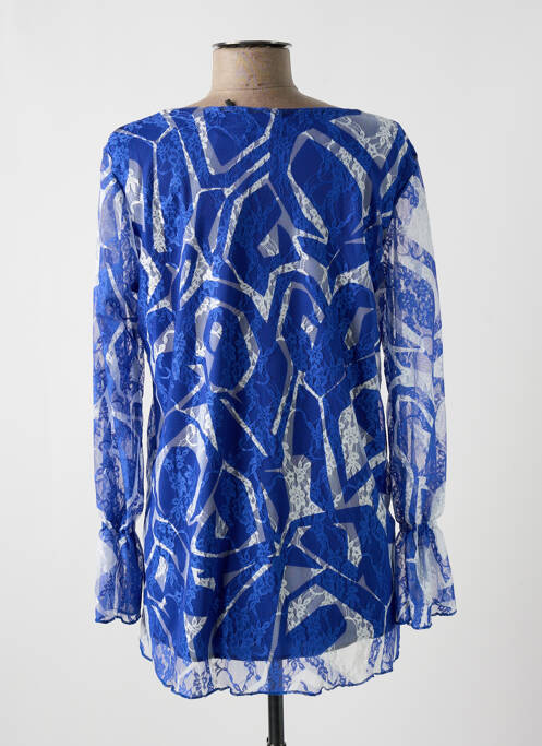 Tunique manches longues bleu MULTIPLES pour femme