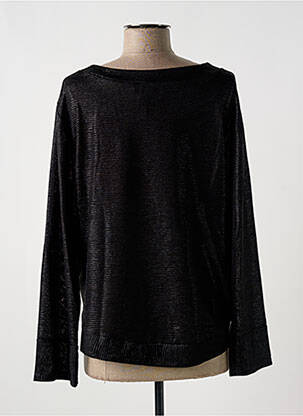 Top stretch manches longues noir MULTIPLES femme
