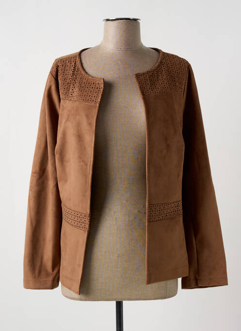 Veste casual marron MULTIPLES pour femme