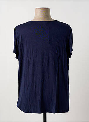 Tunique manches courtes tissage jersey bleu MULTIPLES femme