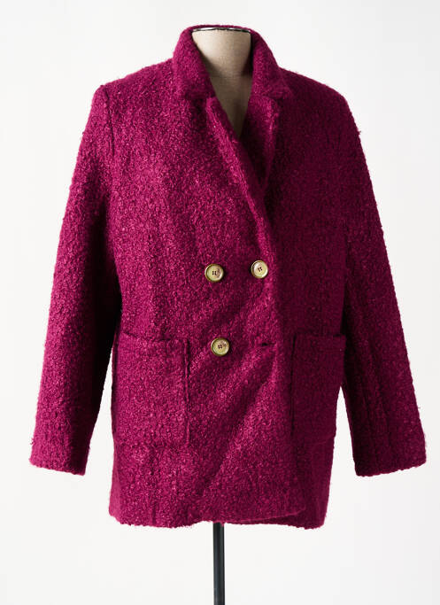 Manteau court violet MULTIPLES pour femme