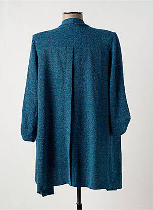 Gilet manches longues manches 3/4 bleu MULTIPLES femme
