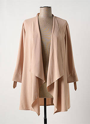 Gilet manches longues manches 3/4 beige MULTIPLES femme
