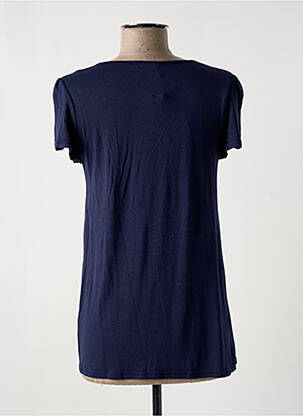 T-shirt coupe droite manches courtes bleu MULTIPLES femme
